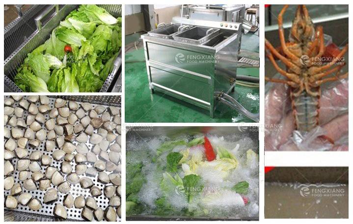 虾蟹水海产品叶菜果蔬超声波清洗机